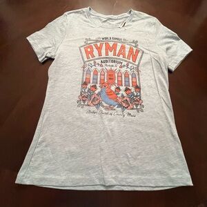 Ryman Auditorium women’s T-shirt NWT 🎼🤠